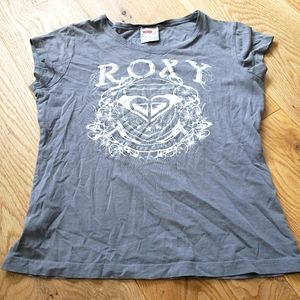 A grey Roxy T-shirt
